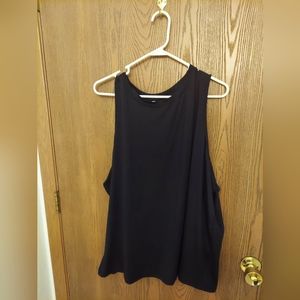 Fabletics Open Back Tank 3x Black NWT